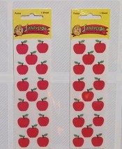 Vintage 1980s Sandylion 2pc Sheet Fuzzy Apple Stickers - $84.15