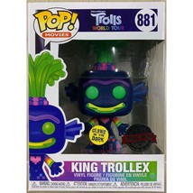 Trolls World Tour King Trollex Glow US Exclusive Pop! Vinyl - £24.49 GBP