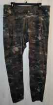 NEW WOMENS RBX MULTI GREENS CAMOUFLAGE KNIT PULL ON LEGGING W/ POCKETS  ... - $29.95