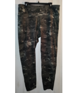 NEW WOMENS RBX MULTI GREENS CAMOUFLAGE KNIT PULL ON LEGGING W/ POCKETS  ... - $42.03 CAD