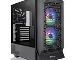 Ceres 330 TG ARGB Black Mid Tower E-ATX Case Supports Hidden-Connector M... - $194.43