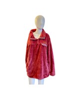 Simply Southern Women’s XL Orange Fuzzy Button-Up Jacket – Collared with... - $583.37 MXN