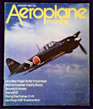Aeroplane Monthly Magazine January 1981 mbox1324 Fokker D VII - £4.01 GBP