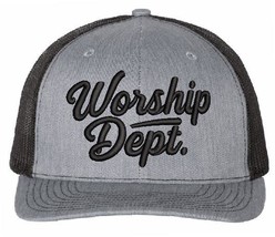 Worship Department Custom Embroidered 112 Snapback Hat - $258.67 MXN