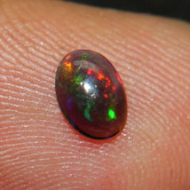 Oval Black Opal Cabochon AA Quality Black Opal Cabochon, Ethiopian Opal Cabochon - £71.20 GBP