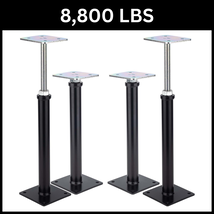 4 Pack Adjustable Floor Jack House Leveling Post Pole Telescoping Jack- ... - €61,25 EUR