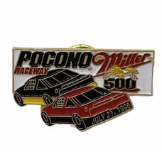 1996 Miller Beer 500 Pocono Raceway Long Pond Race NASCAR Racing Lapel H... - £6.22 GBP