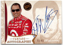 Juan Pablo Montoya signed 2011 Press Pass Authentics FanFare NASCAR On Card Auto - £23.45 GBP