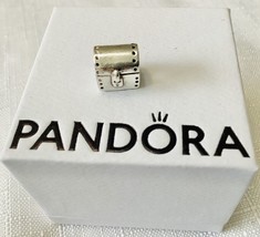 Authentic Pandora Treasure Chest Sterling Silver Charm 790425 - £25.04 GBP