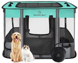 44x34x24 Inches Dog PlaypenPet PlaypenFoldable Puppy Cat PlaypenPortable... - $44.55