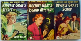 Beverly Gray 3 Lot Secret  Island Mystery  Scoop hc Clover Books Clair Blank - £18.50 GBP