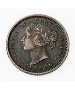 1870 Narrow 0 Canada 10 Centimes Silver Coin in XF, Km 3-
show original ... - $2,180.33 MXN
