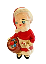 Figurine Christmas Mrs. Santa Claus HOMCO Home Interview C-5329 5.5 Inch Vintage - $13.89