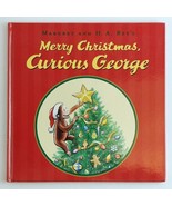 Merry Christmas Curious Book George Rey Hardcover Kids Fiction - £7.18 GBP