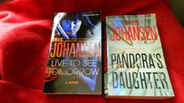 Iris Johansen Pandora&#39;s Daughter &amp; Live To See Tomorrow 2 Pb Lot Free Usa Ship - £6.14 GBP