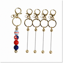 DIY Beadable Keychain Bars - High-Quality Metal Blanks for Jewelry Makin... - $43.55