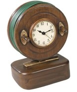 Clock MOUNTAIN Lodge Fly Reels From the Past Fishing Resin Hand-Cast - $278.46 CAD