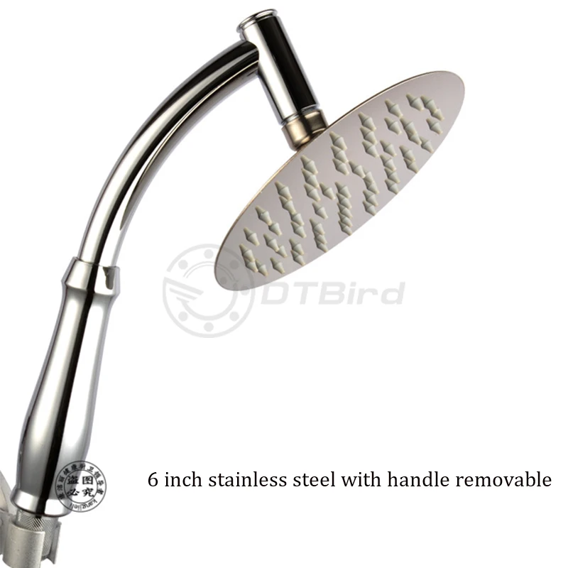 House Home 4&quot;/6&quot;/8&quot; Luxury Stainless Steel Ultra-Thin Large Rainfall Shower Head - £19.69 GBP