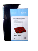 DMI POLYFOAM WHEELCHAIR CUSHION dk blue 18x16x3" (N clst) - $9.00