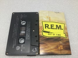 Out Of Time By REM Audio Cassette Tape 1991 Warner Bros Records Canada W4-26496 - £6.13 GBP