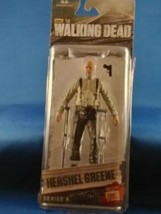 Action Figure Hershel Greene The Walking Dead Series 8 6 Inch With Accessories - £10.26 GBP