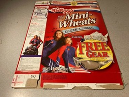2001 Kelloggs Mini Wheats Olympics Jen Davidson and Jean Racine Empty Fl... - $14.99