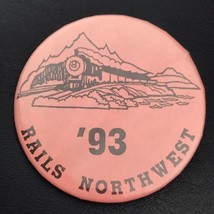 Rails Northwest 1993 Pin Button Vintage Pin back - $12.95