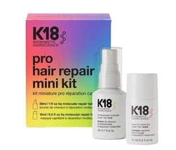 K18 Pro Hair Repair Mini Kit Molecular Repair Mist 1oz/ 30ml  + Mask 15ml/ .5oz - £30.87 GBP