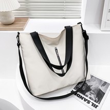 Large Capacity Nylon Women&#39;s Tote Bag 2022 Spring Female Shoulder Shopper Bag Mi - £37.35 GBP
