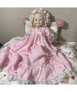 VTG. 1984 ~ 3 face porcelain doll ~ Smiling ~  Sleeping ~ Crying - $241.60 CAD