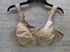 Playtex Women&#39;s 18 Hour Side and Back Smoothing Wireless Bra Nude 42B - £26.90 GBP