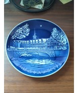 1991 Bing &amp; Grondahl Christmas Plate Stock Exchange Denmark Danish Blue ... - $184.63 MXN