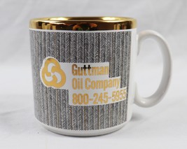 VINTAGE Guttman Oil Co Ceramic Coffee Mug - £11.60 GBP