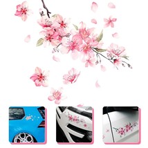 Funny Car Decals Cherry Blossom Car Sticker Flower Decals Hood Blossoms Auto Ext - £37.51 GBP