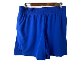 Under Armour Shorts Size Large Loose Mens Blue 7&quot; Inseam NEW Athletic Dr... - £36.41 GBP