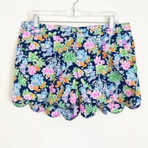 NWT Lilly Pulitzer Loves Disney Buttercup Shorts Size 8 Navy Scallop Hem - $49.99