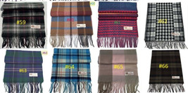 100% Cashmere Plaid Solid High-Quality England Made Scarves Wholesale Lo... - £127.17 GBP