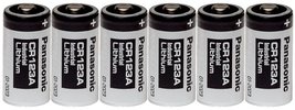 Panasonic Industrial CR123A Lithium Battery 3V 6 Pack - £11.50 GBP