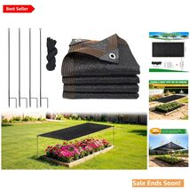Durable and Lightweight 86.61'' x 43.31'' Garden Shade Cover Kit with St... - $59.35