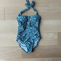 Spanx Assets by Sara Blakely One Piece Swimsuit Fiesta Pin Up Halter Small - $24.99