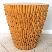 Mid-Century Modern Faux Bunched Bamboo Dining Table Base  - $1,147.81 CAD
