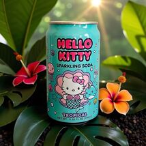 Hello Kitty Sparkling Soda Tropical  11.83 fl oz - Product of Japan - $3.46