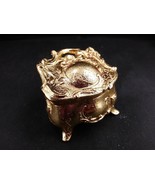 Footed Antique Gilded Floral Trinket Box, Selling OBO - $55.00