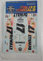 Slixx Decals 0217C-1834 #17 DeWalt Racing Car 1/24 1/25 NASCAR Revell Ta... - £7.83 GBP