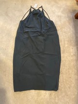 Silence + Noise Sz S Dress Halter Black Boho Sleeveless Vacation asymmetrical - £14.56 GBP