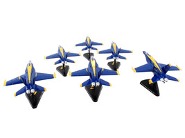 McDonnell Douglas F/A-18 Hornet Aircraft &quot;Blue Angels&quot; United States Navy 6 piec - £105.83 GBP