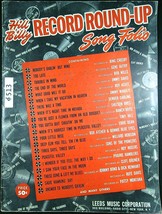 Hillbilly Record Round-Up Song Folio 1942 Leeds Music Corporation Songbook 513a - £7.19 GBP