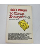 Vintage 1979 420 Ways To Clean Everything by Harriet Wylie Softcover - $12.63 CAD