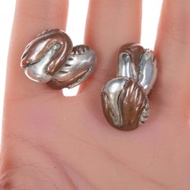 William Spratling(1900-1967) Taxco Modernist sterling mixed metal cufflinks - $346.50