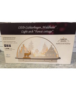 Saico Original Light Arch Forest Cottage LED Germany 18.11” X 3.74”x9.94” - $2,612.03 MXN